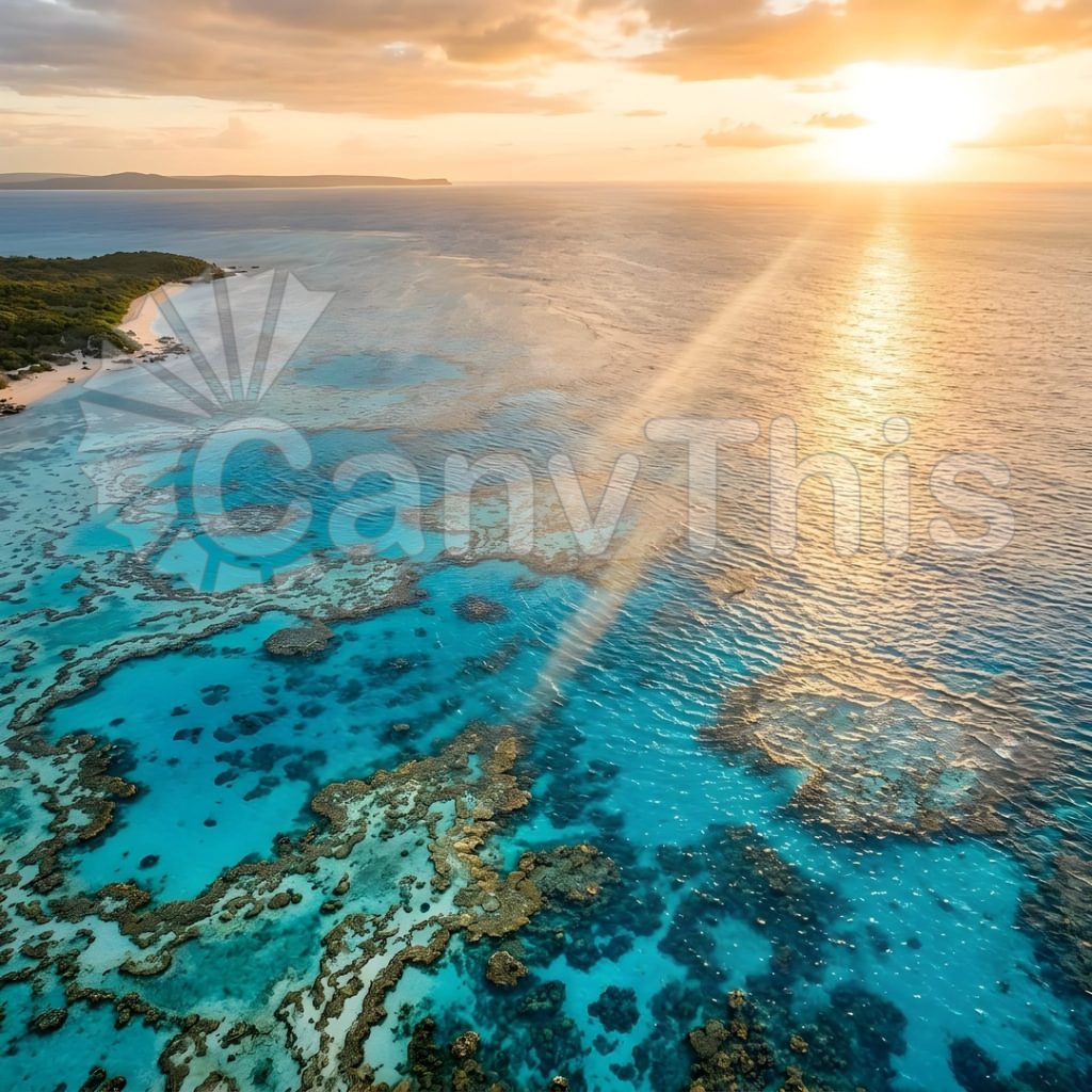 
									Australian Coral Sea — Reef Island Atoll Chain