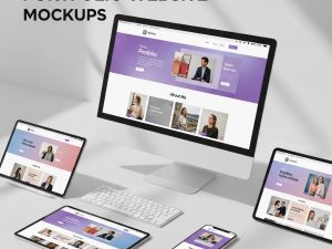 Portfolio Website Mockups