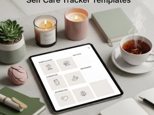 Self Care Tracker Templates