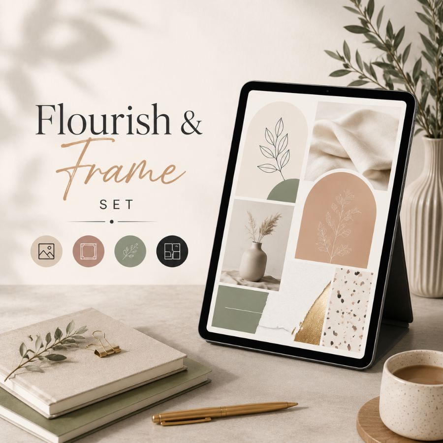 
									Flourish & Frame Set