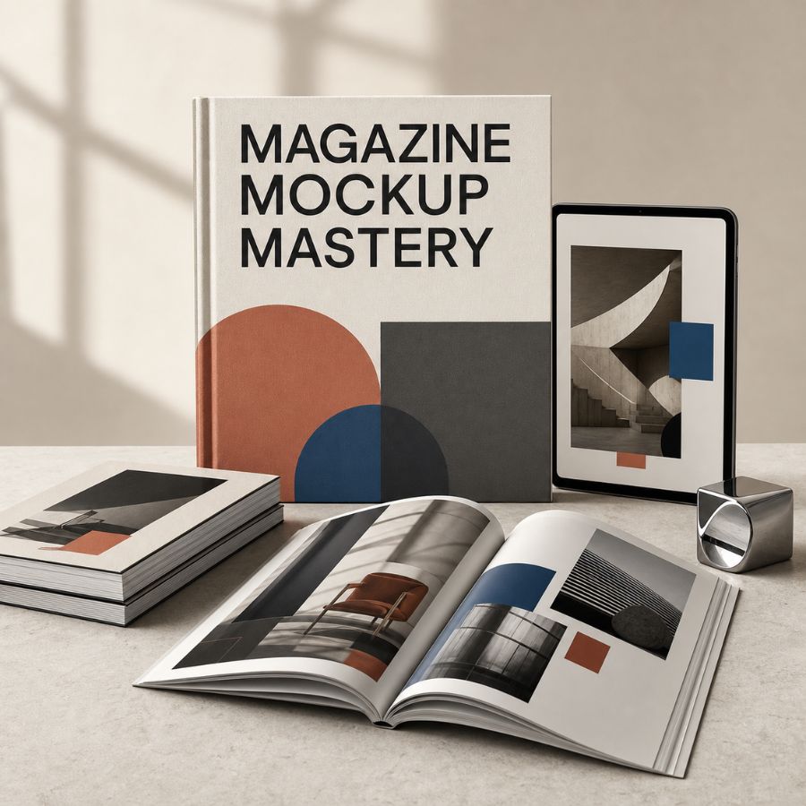 
									Magazine Mockup Mastery