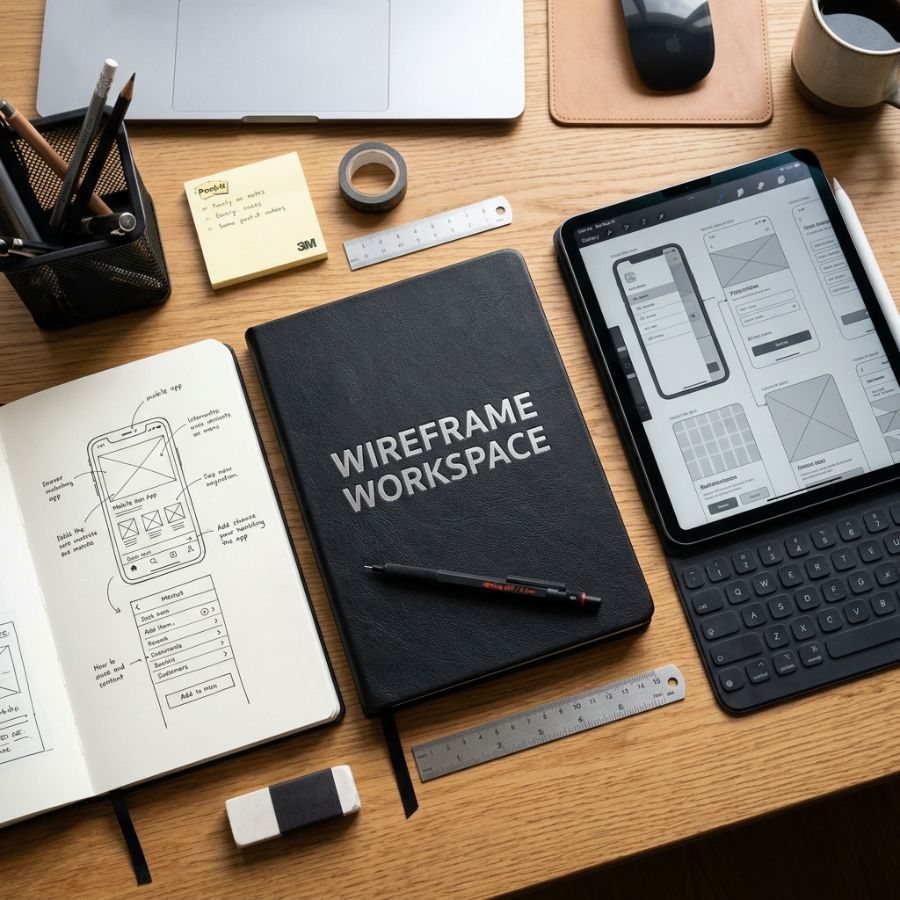 
									Wireframe Workspace