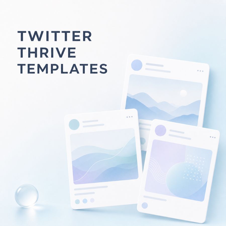 
									Twitter Thrive Templates